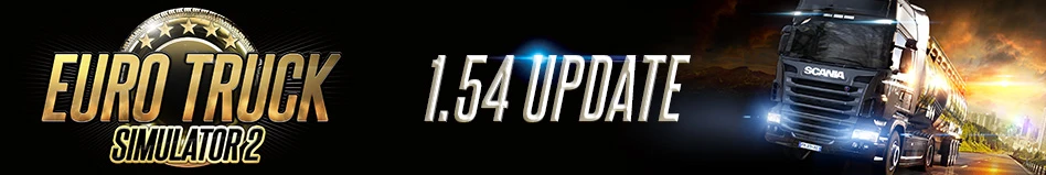 Состоялся релиз обновления 1.54 для Euro Truck Simulator 2