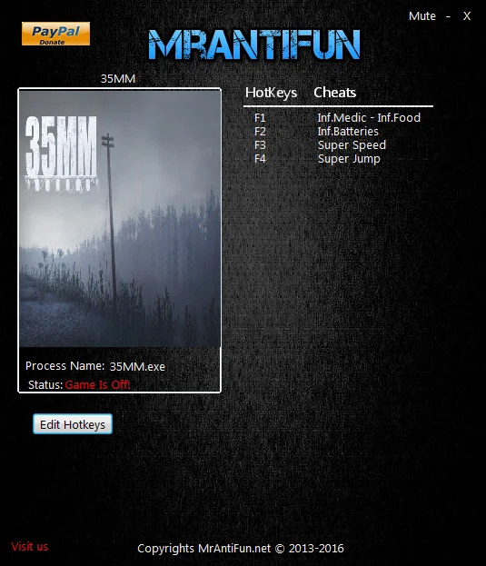 35MM: Трейнер/Trainer (+5) [1.2] {MrAntiFun}