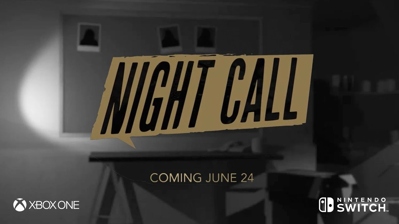 Релизный трейлер нуарной визуальной новеллы Night Call
