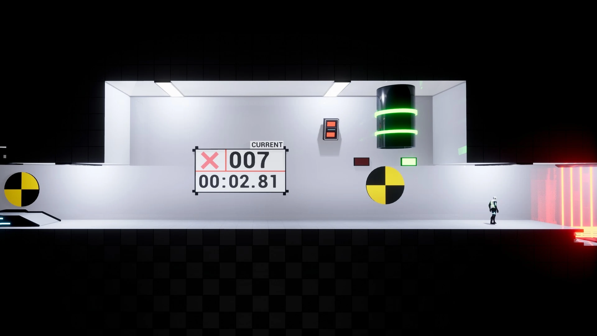 Видео игрового процесса хардкорного платформера Evasilix