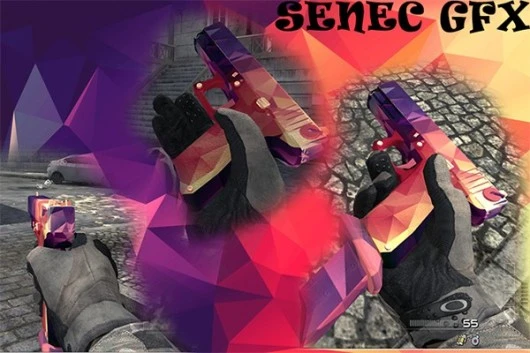 Call of Duty: Modern Warfare 3 "Геометрический скин SENEC GFX для G18"