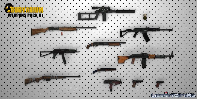 Grand Theft Auto: San Andreas "Survarium Weapons Pack V1"
