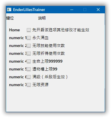 Ender Lilies: Quietus of the Knights: Трейнер/Trainer (+7) [1.0.2] {RockingSisyphus}