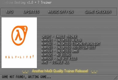 Half Life 2: Combine Destiny: Трейнер (+7) [1.0] {h4x0r}