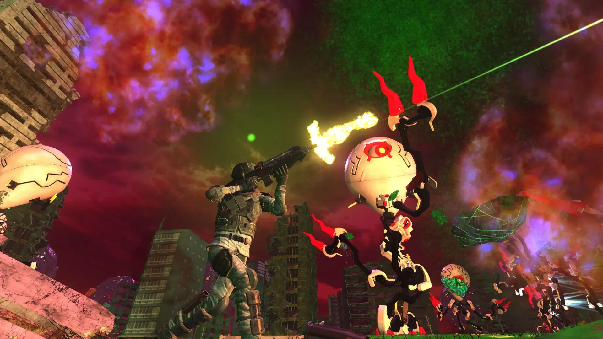 Новый геймплей Earth Defense Force 6 с японской трансляции