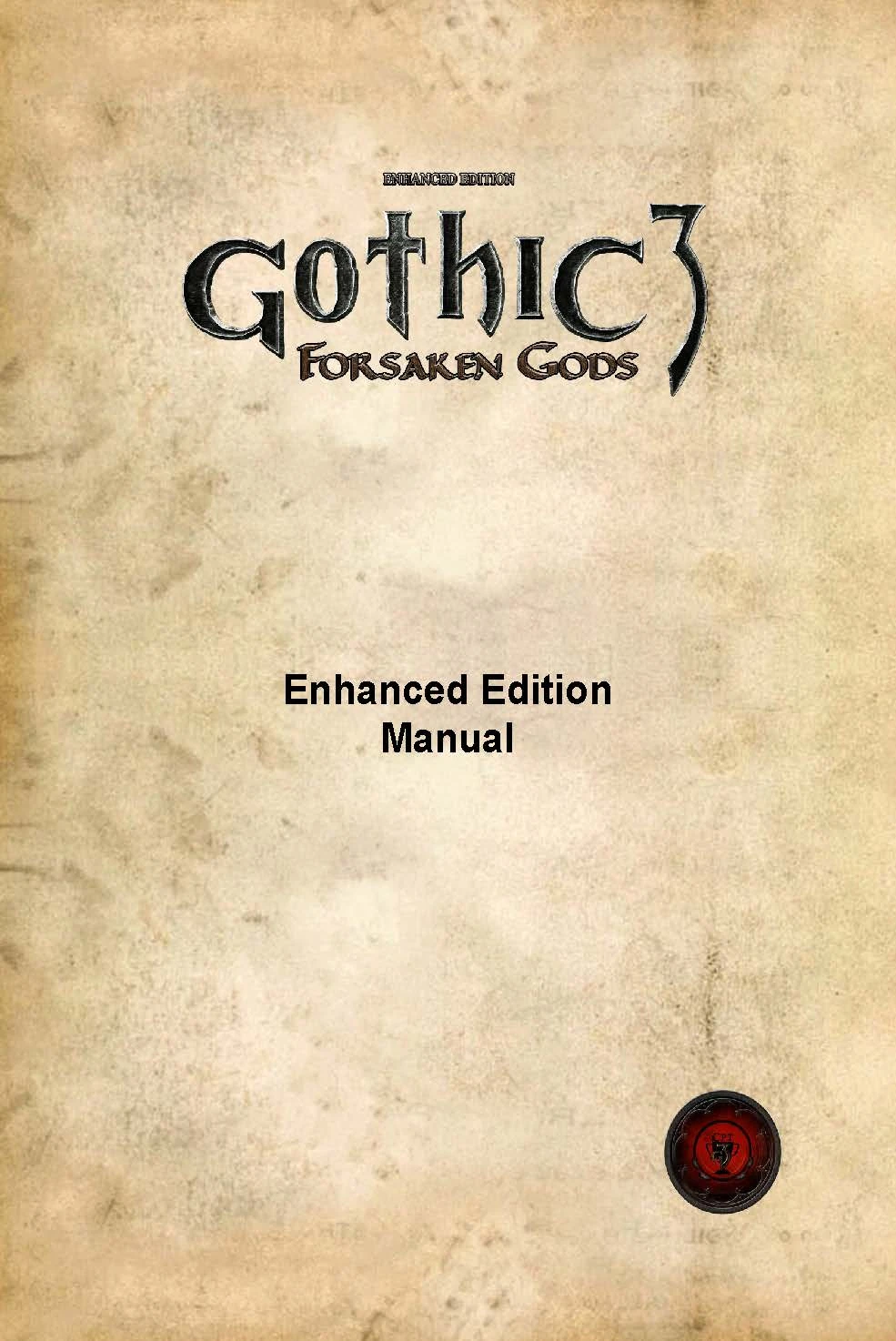 Gothic 3 "Manual (Руководство пользователя)"