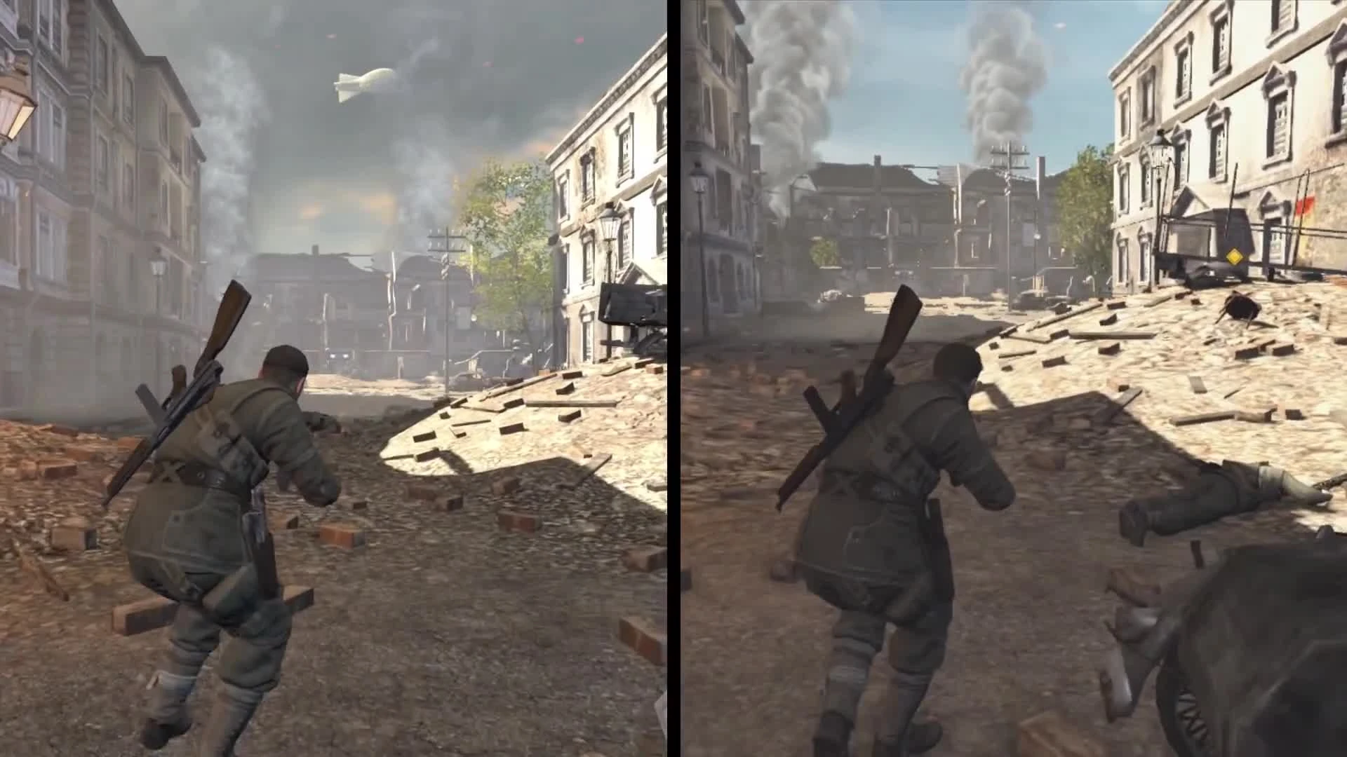 Сравнение Sniper Elite V2 на Nintendo Switch и Xbox 360