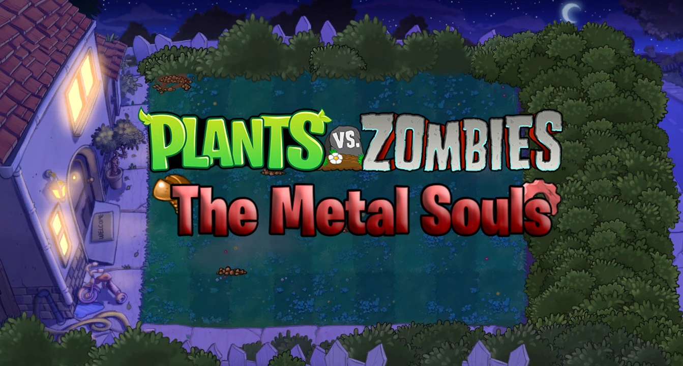 Plants vs. Zombies "The Metal Souls Beta - роботы, киборги, стимпанк" [Night Demo]