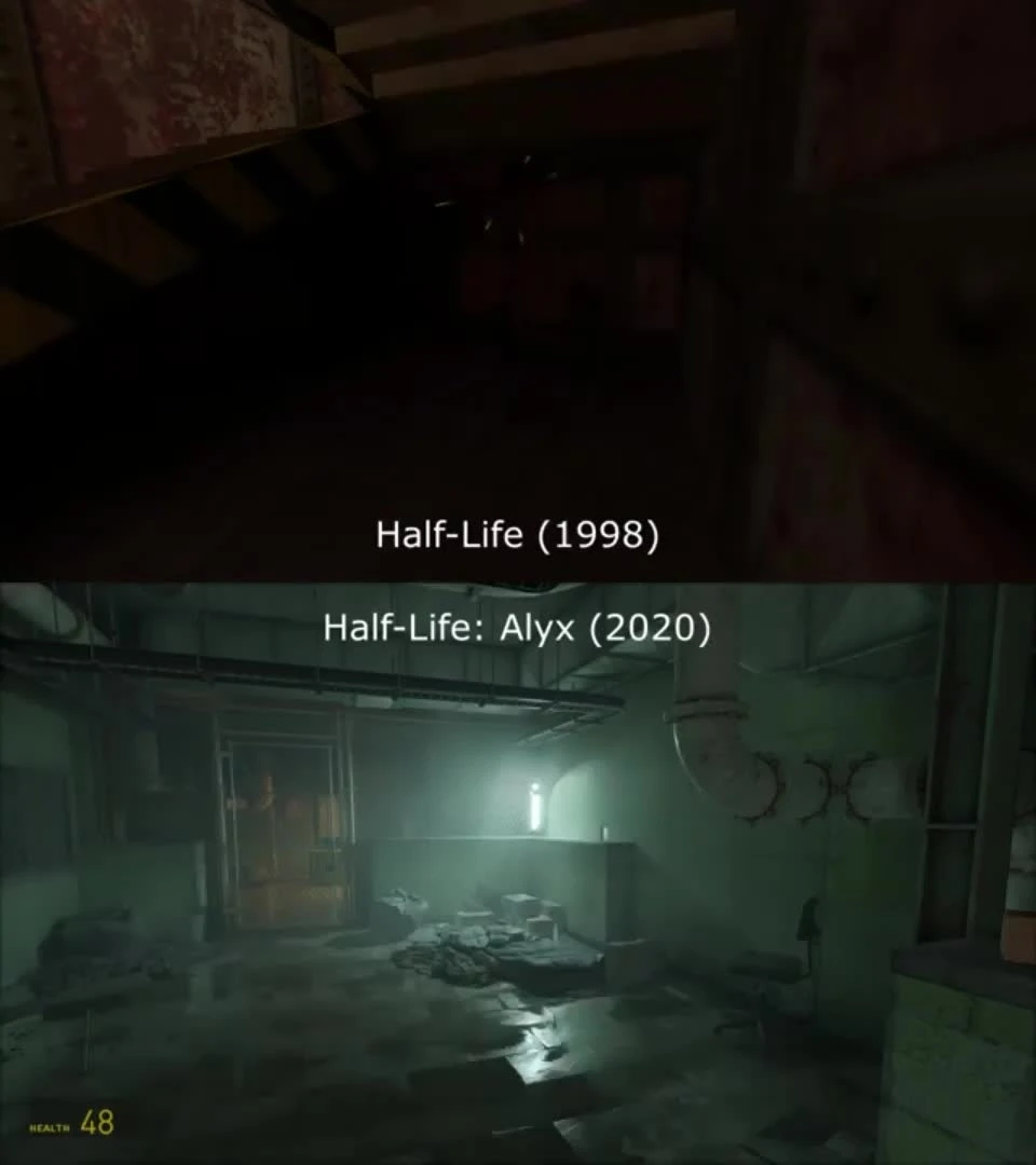 Фанаты выяснили, что свет в Half-Life: Alyx мерцает точно так же, как в первой Half-Life и Quake