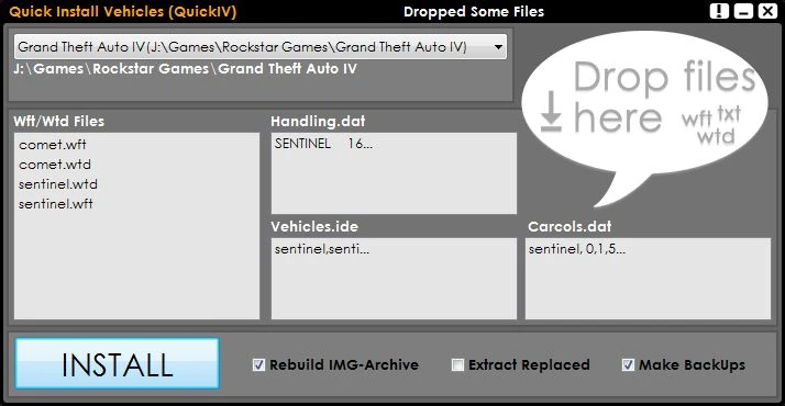 GTA 4 "QuickIV v1.0"