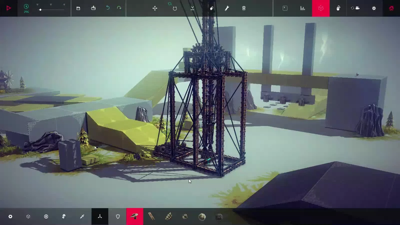 Besiege - Хороший требушет с противовесом