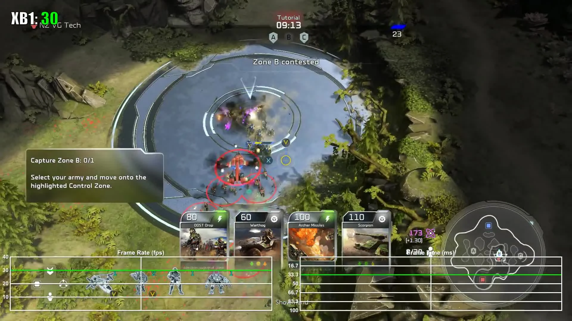 Halo Wars 2 Blitz Beta Xbox One Частота кадров