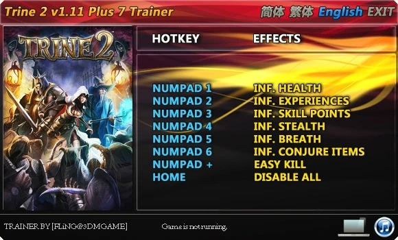 Trine 2: Трейнер/Trainer (+7) [1.11] {FLiNG}