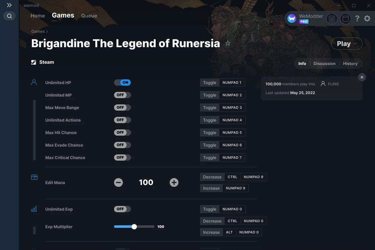 Brigandine: The Legend of Runersia "Трейнер +12" [UPD: 25.05.2022] {FLiNG / WeMod}