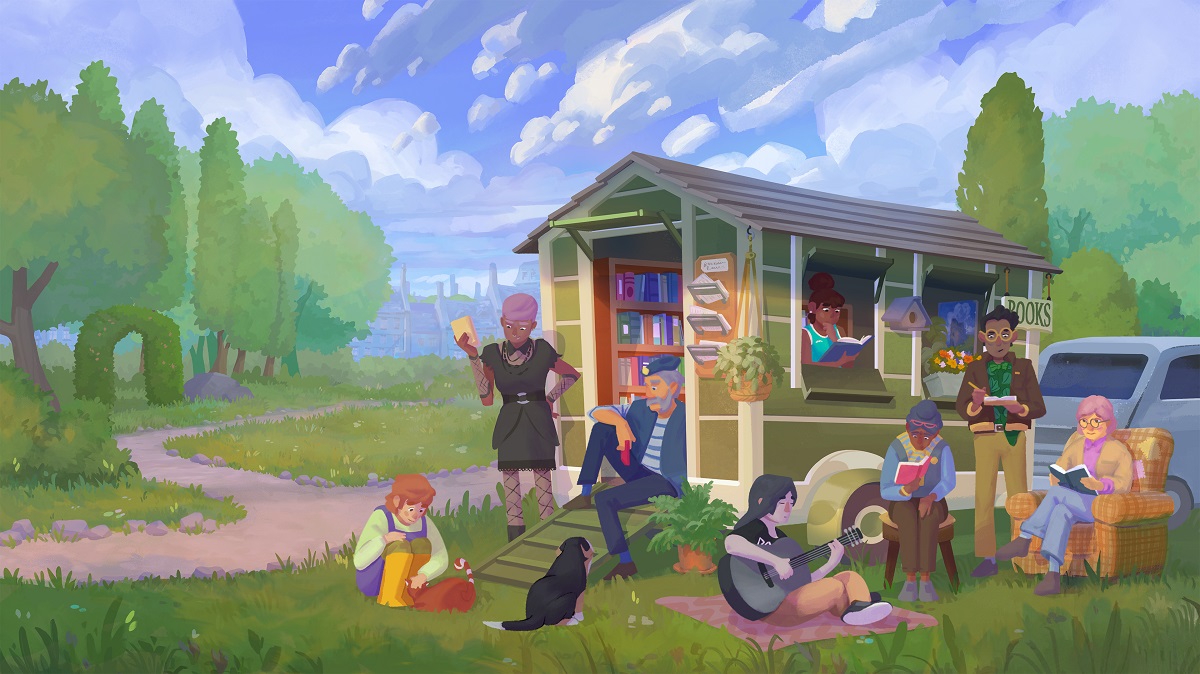 Обзор Tiny Bookshop - уютный бизнес среди книжных полок