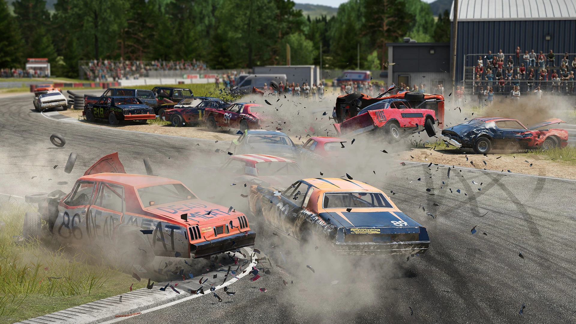 Новый разрушительный трейлер Wreckfest