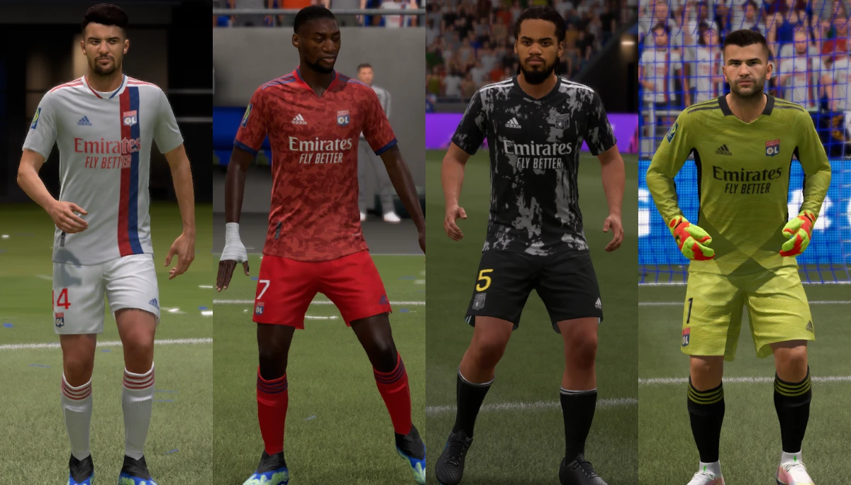 FIFA 21 "Комплект форм Лиона на сезон 21-22"