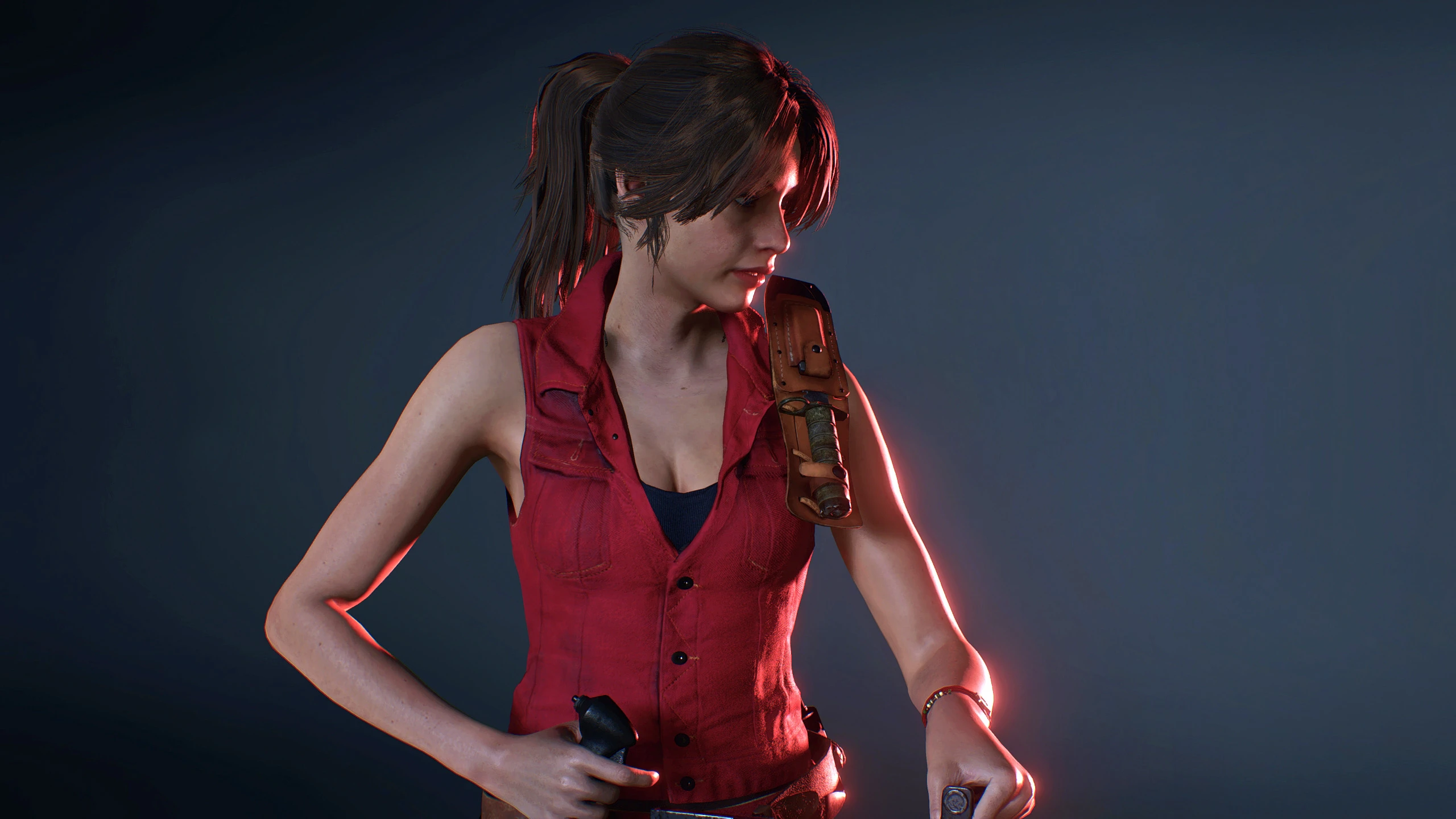 Resident Evil 2 "Новая прическа для Клэр-Хвост" [v1.0] {Grogu}