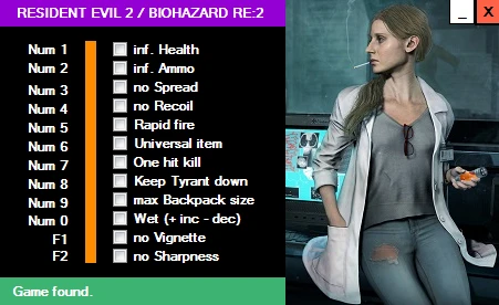 Resident Evil 2: Трейнер/Trainer (+12) [UPD: 21.12.2019] {MazeRunner}