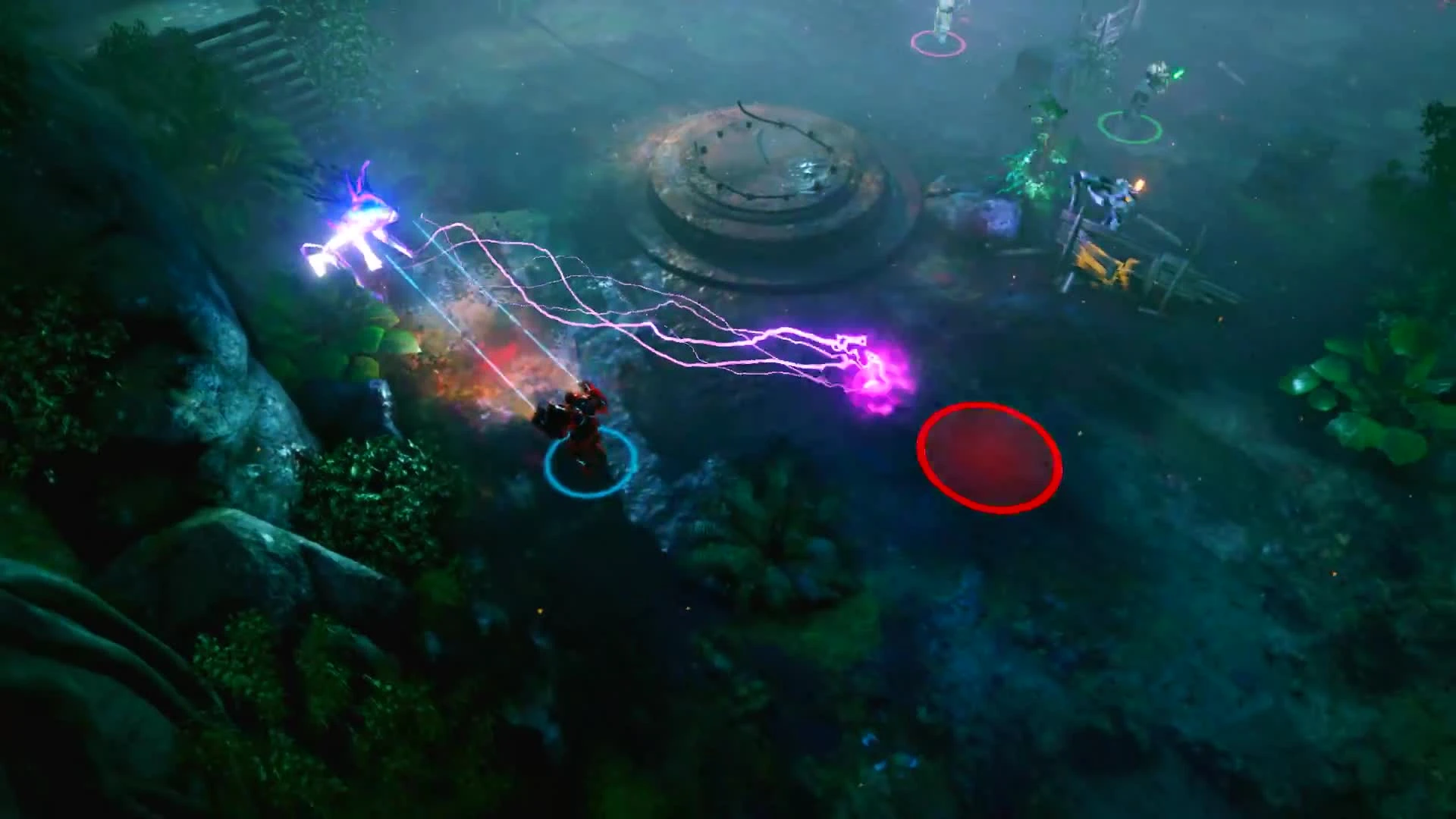 Три игровых класса Alienation в действии