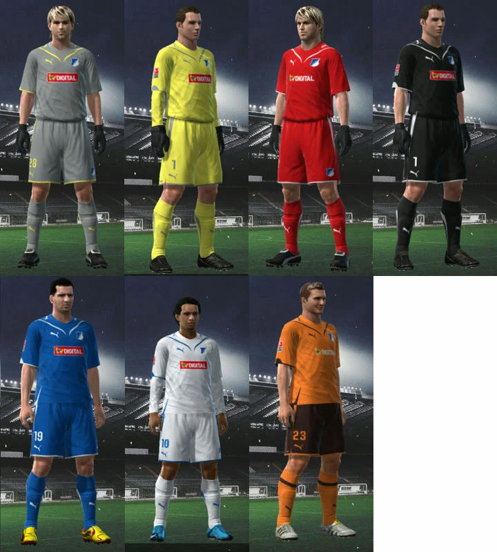 PES 2009 "Hoffenheim 09/10 Kit Set by mstar"