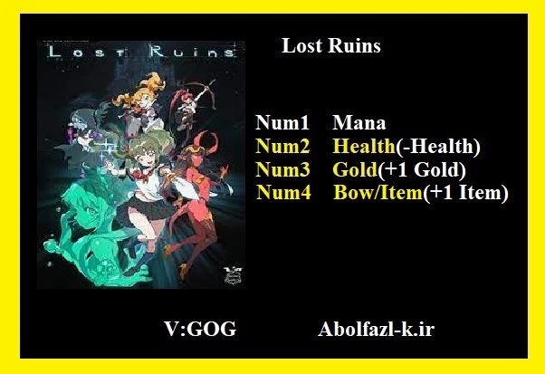 Lost Ruins: Трейнер/Trainer (+4) [UPD: 16.05.21] {Abolfazl.k}