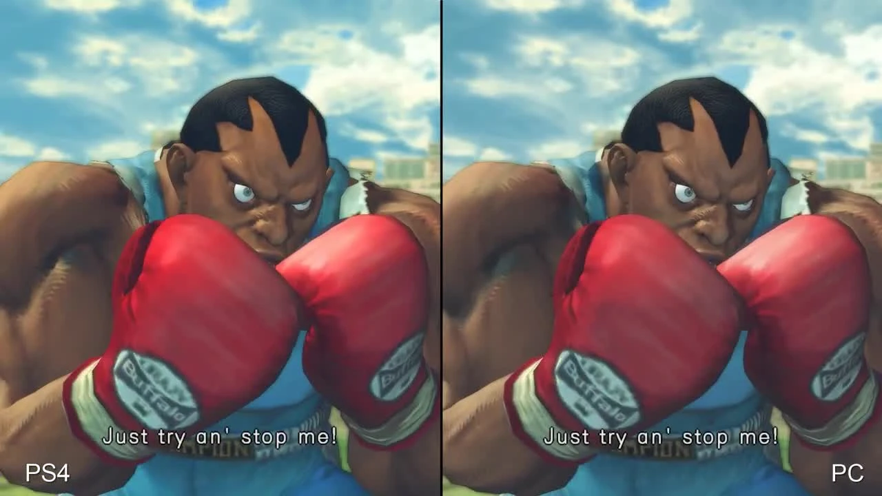 Ultra Street Fighter 4 Сравнение PS4 vs PC