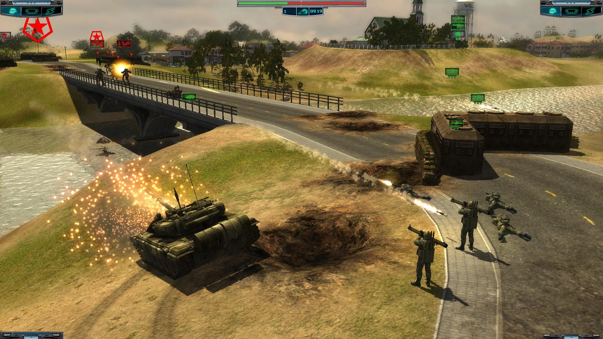 Россия против США в Elements of War