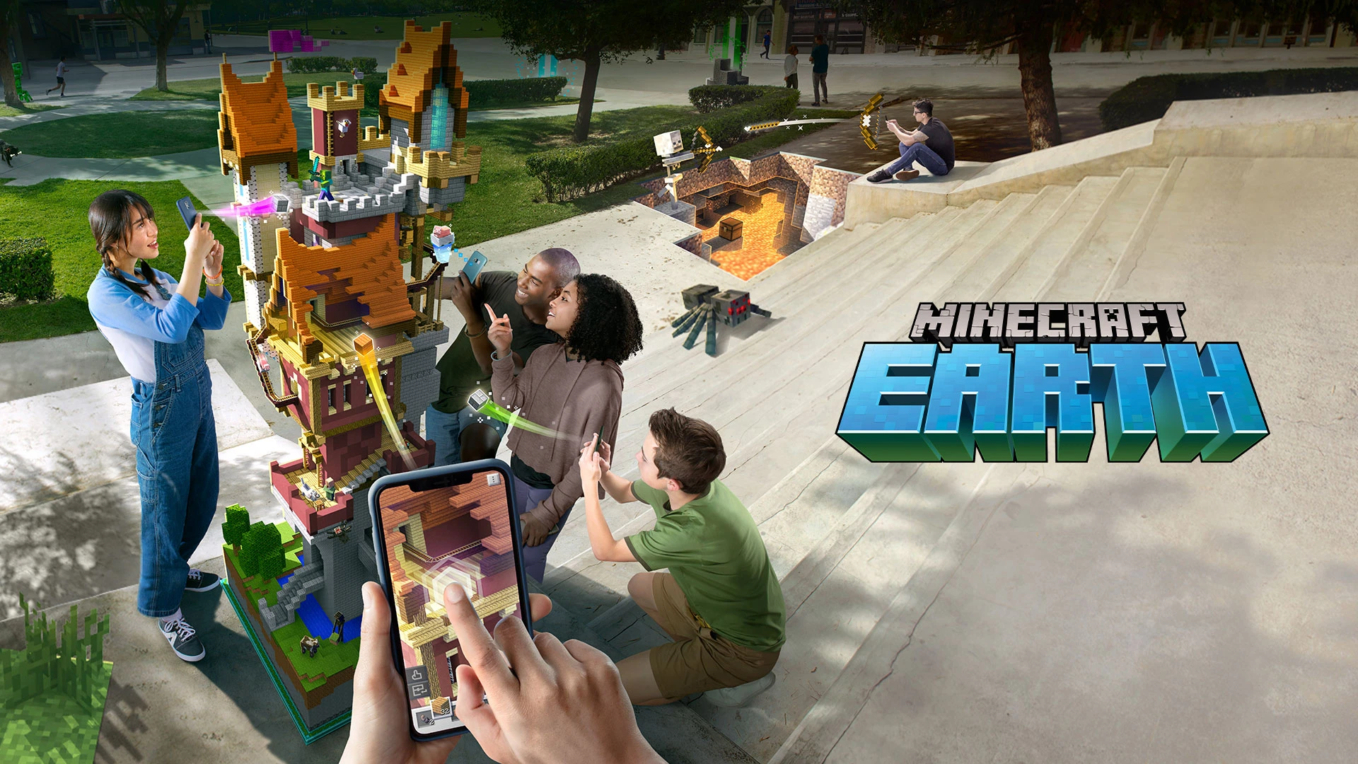 Microsoft открыла регистрацию на бета-тест Minecraft Earth на Android