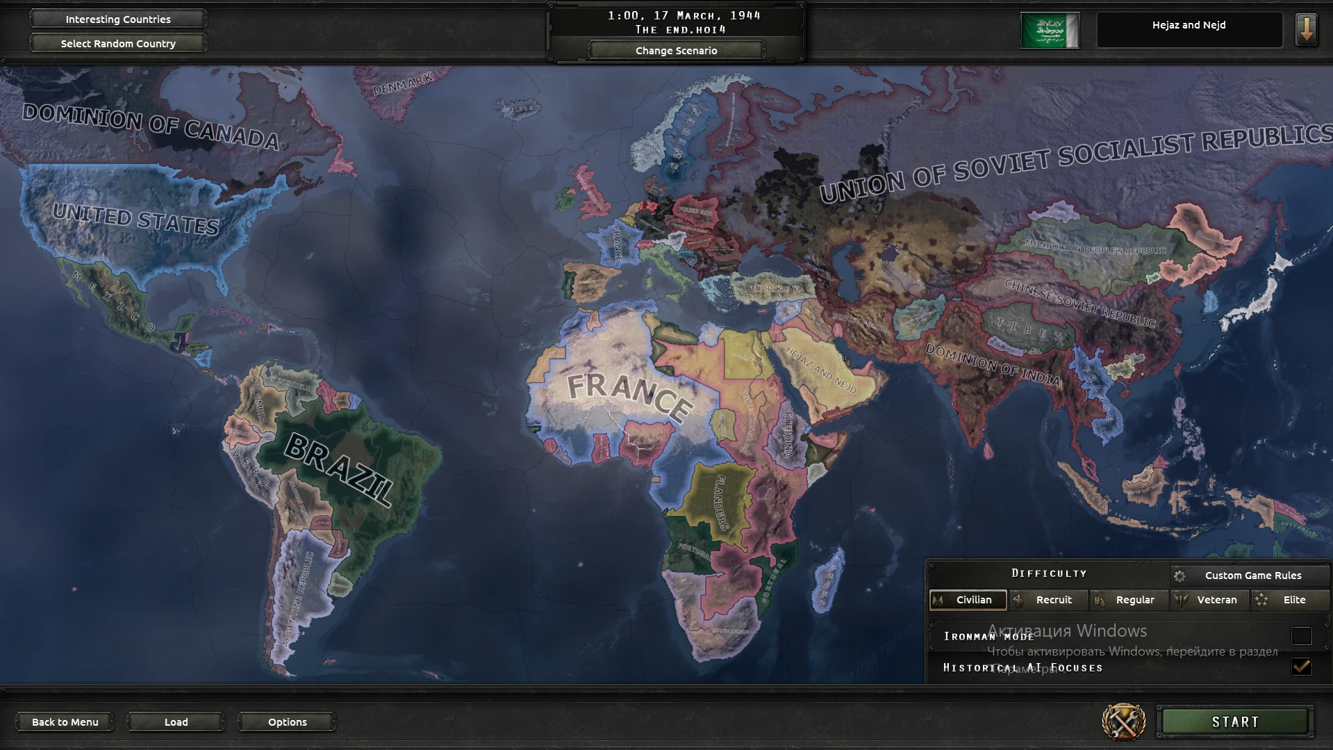 Hearts of Iron 4 "242 Сохранения для мода на Первую Мировую войну" [1.13.6]