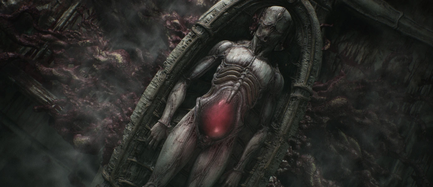 Биомеханический мир на новых скриншотах хоррора Scorn для Xbox Series X