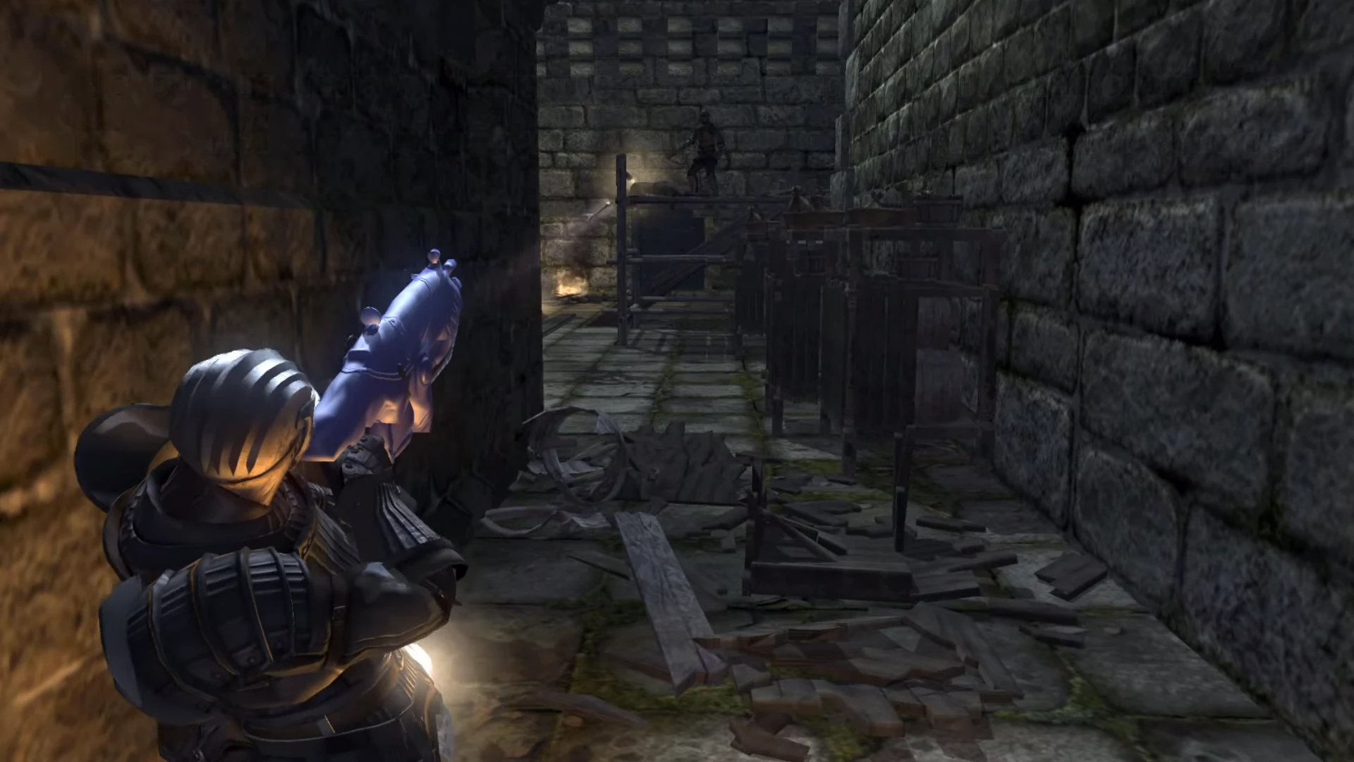 В оригинальной Demon's Souls внезапно обнаружили пушку из Gears of War