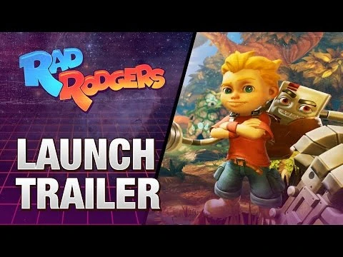 Launch-трейлер и дата выхода красочного боевого платформера Rad Rodgers