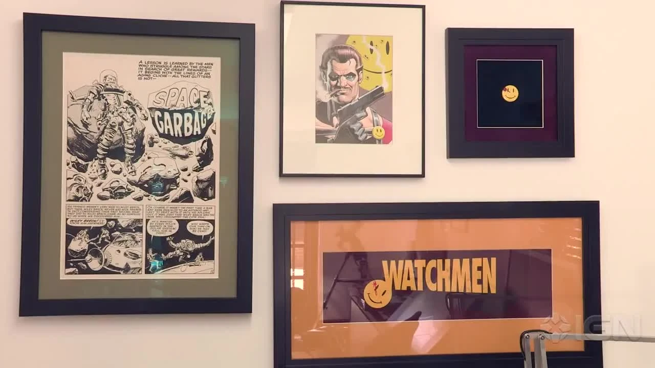 Тур по студии художника комиксов Дейва Гибсона