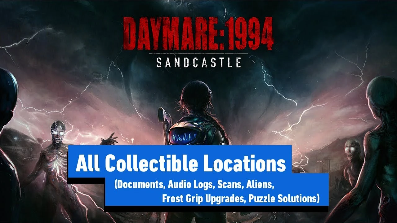Все предметы коллекционирования для Daymare 1994: Sandcastle - Документы, аудиозаписи, инопланетяне, сканы и другое