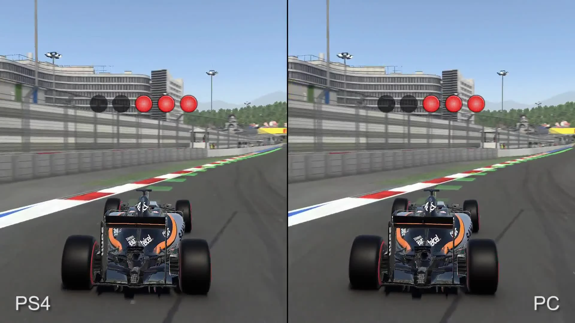 F1 2016 - сравнение графики на ПК, PS4 и Xbox One