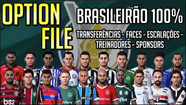 PES 2020 "PS4 Option File Brasileirao Srie A V2 by PesVcioBr"