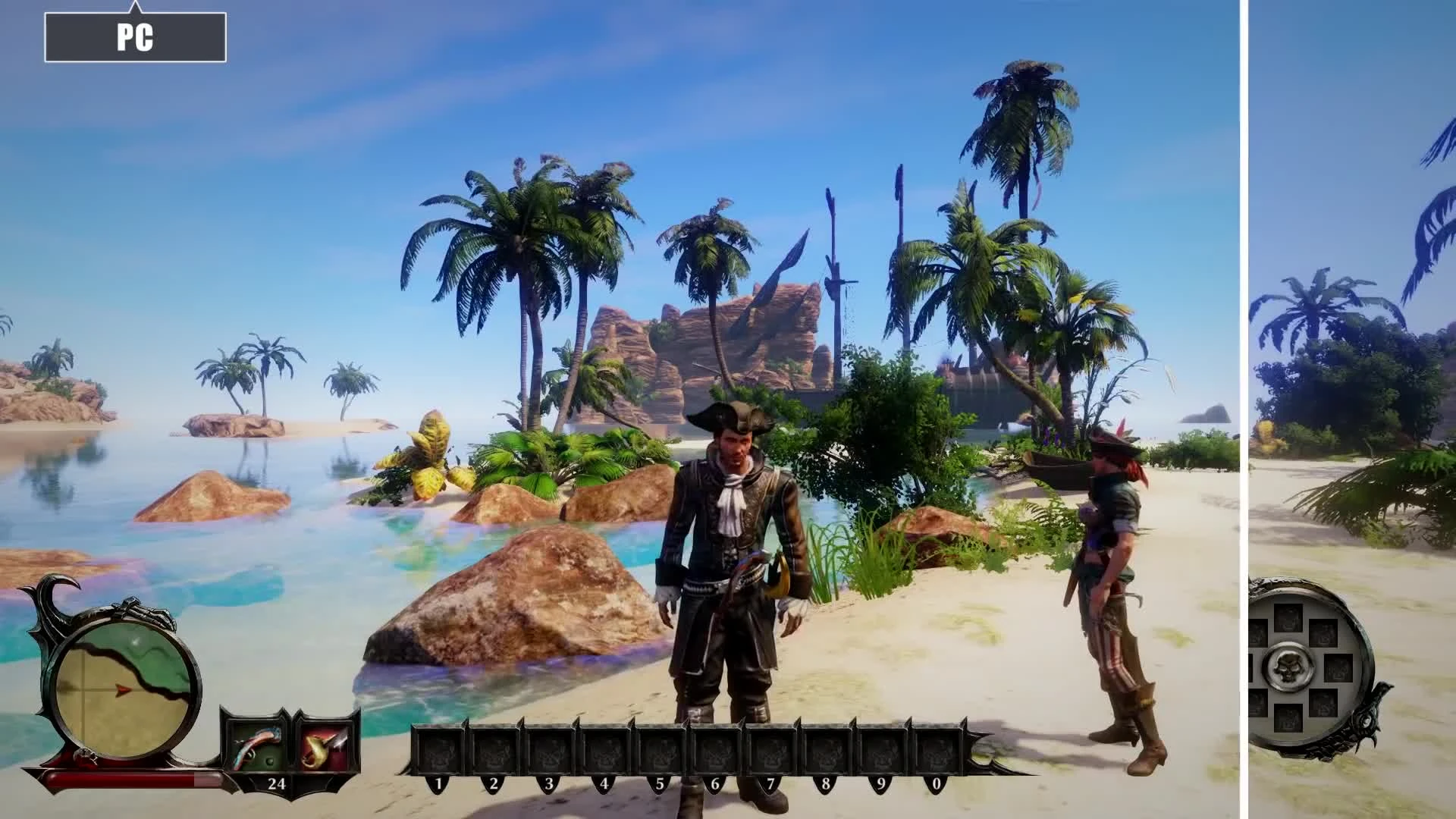 Сравнение графики в Risen 3: Titan Lords - PS4 vs PC