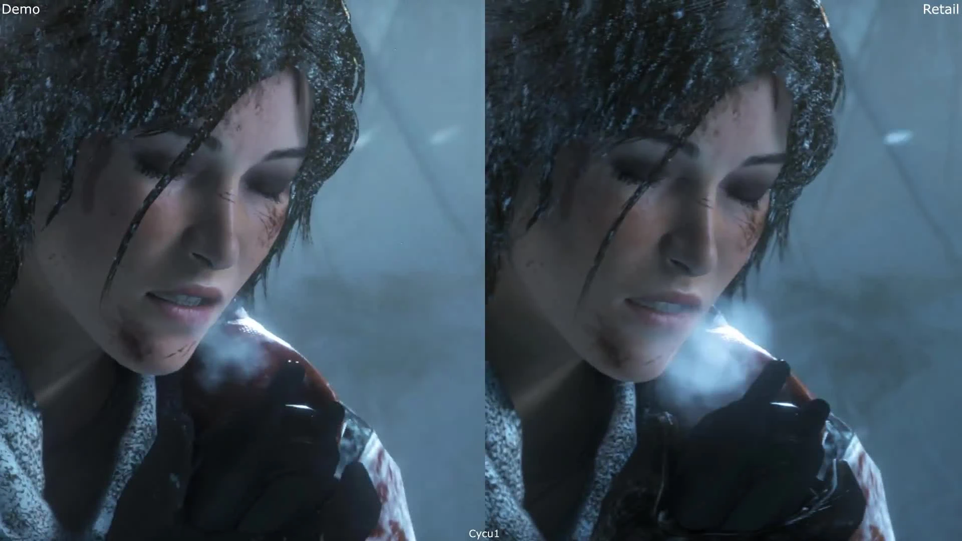 Сравнение графики - Rise of the Tomb Raider E3 2015 Demo vs Retail Xbox One S