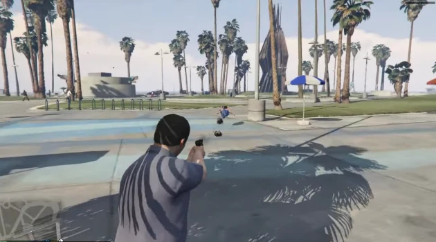 Grand Theft Auto 5 "Gravitational weapons"