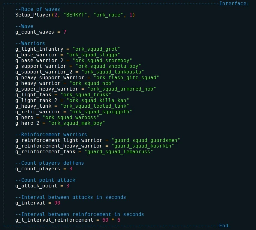 Warhammer 40.000: Dawn of War "Мод на карты - крепости"