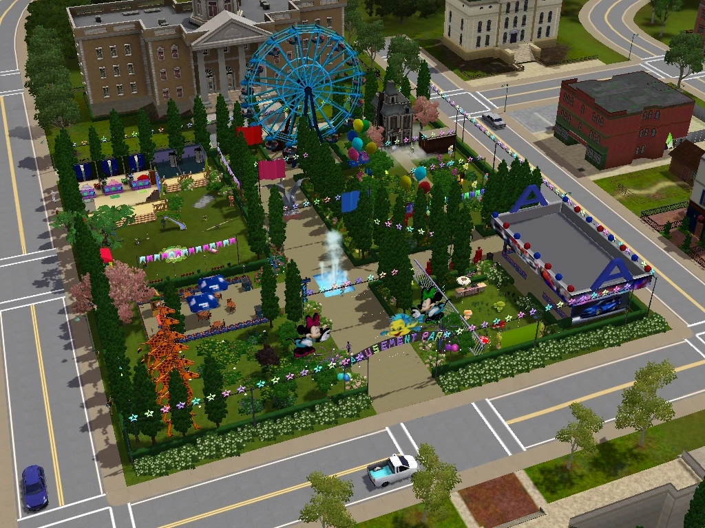 Sims 3 "Парк развлечений SIMLAND"