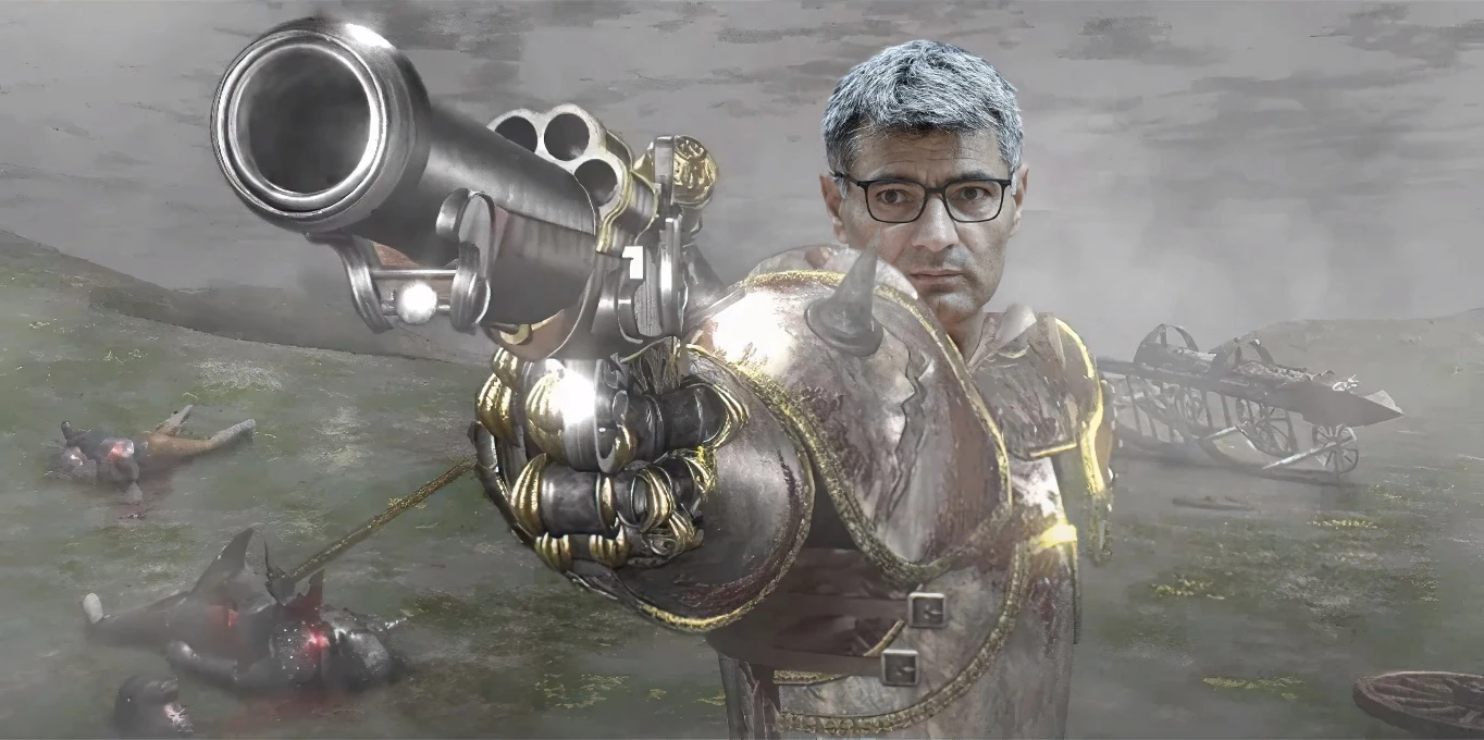 Истиное лицо стрелка из ролика