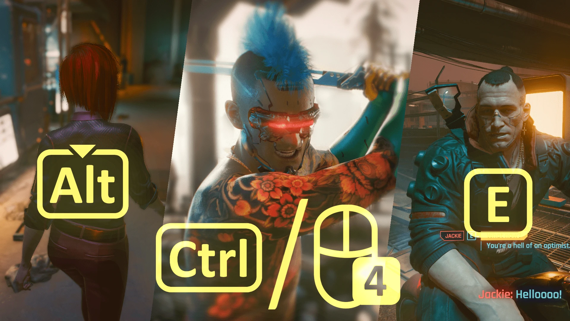 Cyberpunk 2077 "Пресет на улучшенное управление (1.05)"