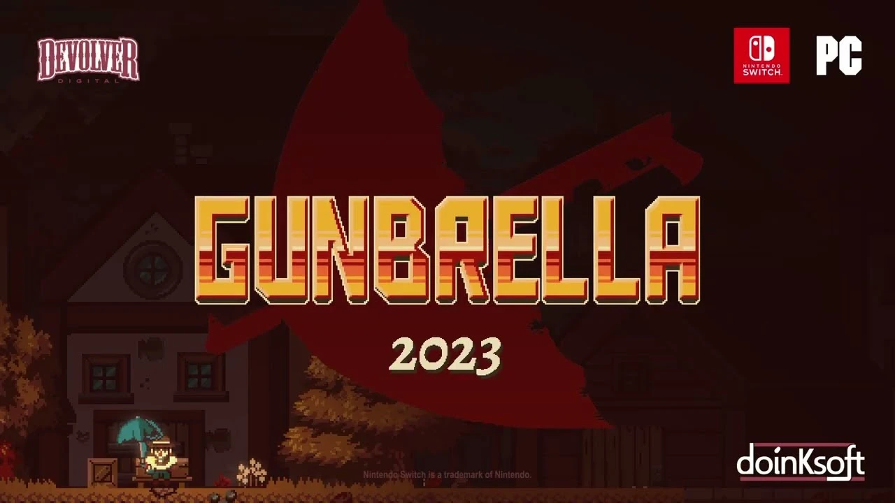 Devolver Digital и doinksoft анонсировали приключенческий боевик в стиле нуар-панк Gunbrella для Switch и ПК