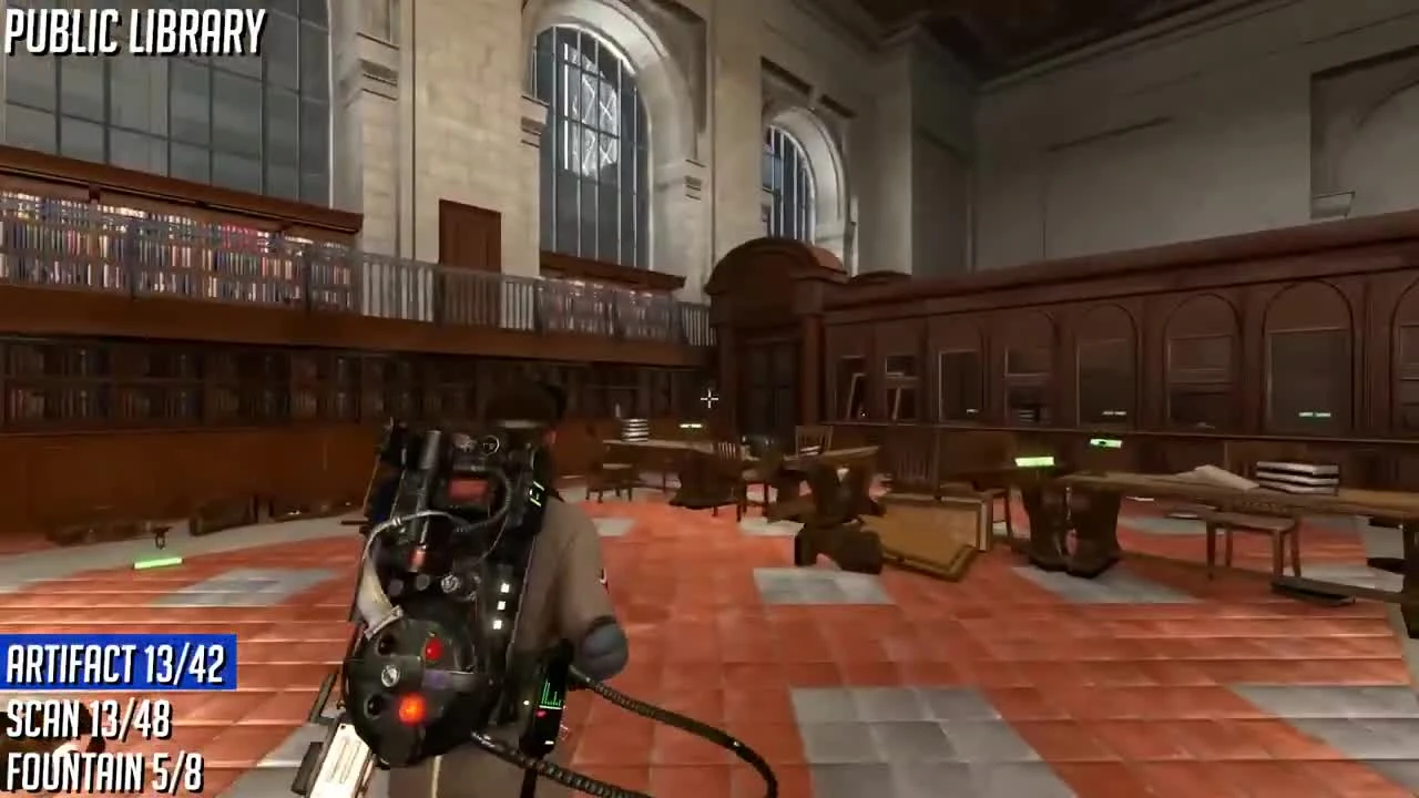 Ghostbusters The Video Game Remastered - Все фонтаны Артефакты и сканы призраков