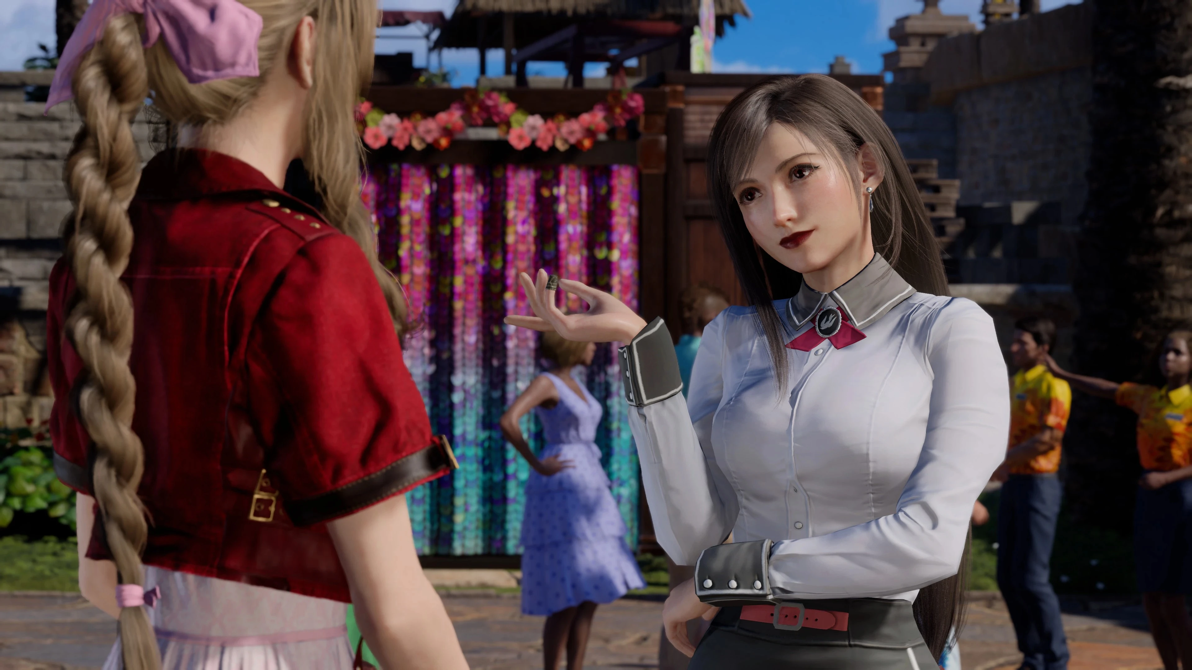 Final Fantasy 7 Rebirth "Тифа в наряде Элизабет"