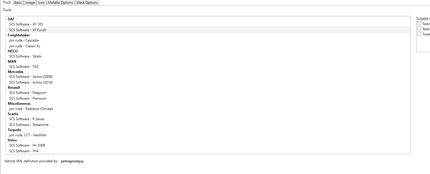 Не находит новые грузовики в Mod Studio 2
