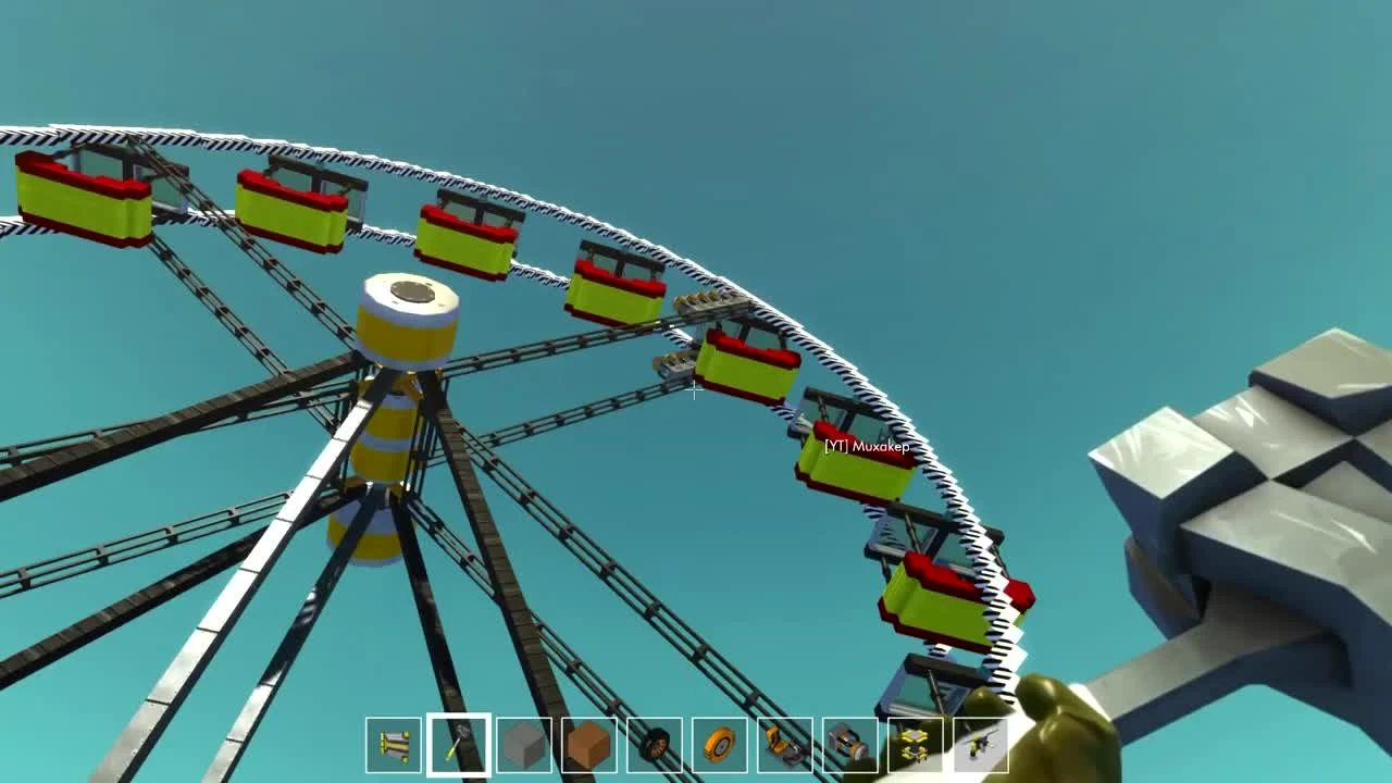 Реактивное колесо обозрения Scrap Mechanic (Угар, Эпик, Баги)