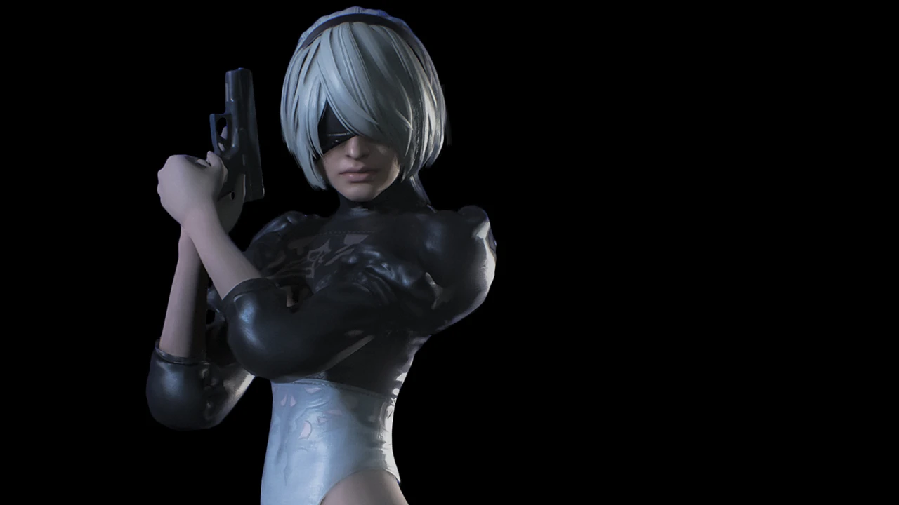 Resident Evil 3 "Джилл Валентайн - косплей 2B из NieR: Automata"